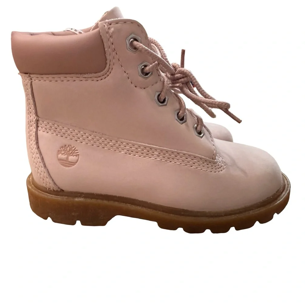 NWT Timberland Pink Waterproof Toddler Boots Girls Size 9.5 Blush No Box